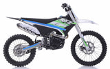 250cc 4-Stroke 5 Speed Manual Apollo Dirt Bike with Electric & Kick Start & 21”/18” Off-Road Wheels - THUNDER 250 DLX