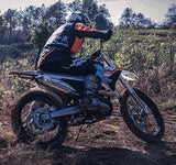 250cc 4-Stroke Dirt Bike with Electric & Kick Start & 21”/18” Off-Road Wheels - THUNDER 250