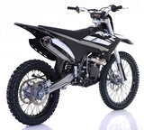 250cc 4-Stroke 5 Speed Manual Apollo Dirt Bike with Electric & Kick Start & 21”/18” Off-Road Wheels - THUNDER 250 DLX