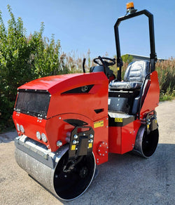 GSI - Tuff-Lift 1 Ton Asphalt Roller Land Roller Vibratory Compactor Steam Roller With Briggs & Stratton Gas Engine