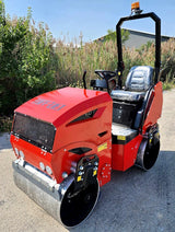 Tuff-Lift 1 Ton Asphalt Roller Land Roller Vibratory Compactor Steam Roller With Briggs & Stratton Gas Engine