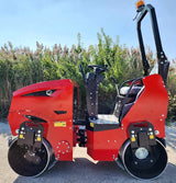 Tuff-Lift 1 Ton Asphalt Roller Land Roller Vibratory Compactor Steam Roller With Briggs & Stratton Gas Engine