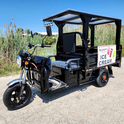 Electric Powered Tuk Tuk Food Trailer Ice Cream Coffee Trike Business Vehicle