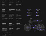 Macfox Electric Bicycle 48V 750w E-Bike - X2