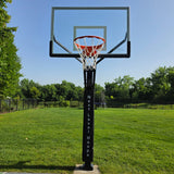 Girl shooting layup on Next Level Hoops system