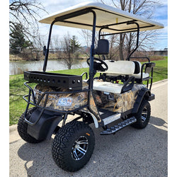 Brand New 48v Electric Golf Cart Lifted & Loaded eMACHINE - TREE CAMO