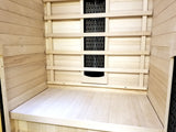 1 - 2 Person Sauna Far Infrared Canadian Hemlock Sauna Cabin w/Ceramic Heaters- ZY-001 - Solo