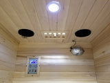 1 - 2 Person Sauna Far Infrared Canadian Hemlock Sauna Cabin w/Ceramic Heaters- ZY-001 - Solo