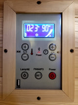 1 - 2 Person Sauna Far Infrared Canadian Hemlock Sauna Cabin w/Ceramic Heaters- ZY-001 - Solo