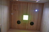 1 - 2 Person Sauna Far Infrared Canadian Hemlock Sauna Cabin w/Ceramic Heaters- ZY-001 - Solo