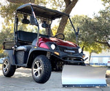 200cc UTV With Snow Plow & Dump Bed Gas Golf Cart Utility Vehicle Snow Master VX ATV
