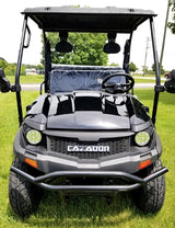 Gas Golf Cart UTV Hybrid Linhai Big Hammer 200 GVX Side by Side UTV With Custom Rims/Tires & Extended Version - With Extended Roof