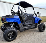 200cc Highlander UTV Fuel Injected Utility Vehicle Gas Golf Cart Alternate Fully Loaded - YK200U - BLUE