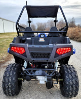 200cc Highlander UTV Fuel Injected Utility Vehicle Gas Golf Cart Alternate Fully Loaded - YK200U - BLUE