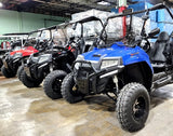 200cc Highlander UTV Fuel Injected Utility Vehicle Gas Golf Cart Alternate Fully Loaded - YK200U - BLUE