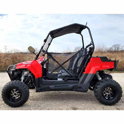 200cc Highlander UTV Fuel Injected Utility Vehicle Gas Golf Cart Alternate Fully Loaded - YK200U - RED