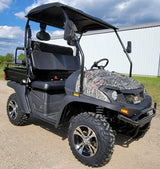 200cc Hunting UTV Gas Golf Cart VX With Real Flip Seat Contender Camo Edition