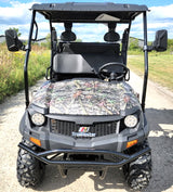 200cc Hunting UTV Gas Golf Cart VX With Real Flip Seat Contender Camo Edition