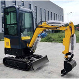 Mini Excavator Digger Tuff-Lift 1.15 Ton Digger 13.5hp Gas Tracked Crawler Briggs & Stratton Gas Engine EPA Certified