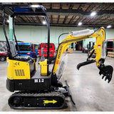 Mini Excavator Digger Tuff-Lift Rubber Track Digger Briggs & Stratton Gas Engine EPA Certified - AGT-YM-12