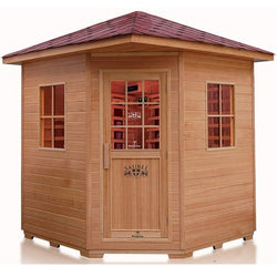 GSI - 4-5 Person Large Outdoor FIR Far Infrared Sauna - HOT NEW MODEL!