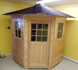 4-5 Person Large Outdoor FIR Far Infrared Sauna - HOT NEW MODEL!