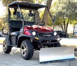 400cc 4x4 UTV With Snow Plow & VX Dump Bed Gas Golf Cart Utility Vehicle Snow Master VX ATV