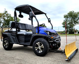 400cc GVX Gas Golf Cart UTV 4x4 With Snow Plow & Rear Flip Seat - All Wheel Drive ATV