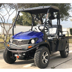 GSI - 400cc GVX - Gas Golf Cart UTV 4x4 With Rear Flip Seat Street Legal Light Package All Wheel Drive - XY450U-A