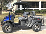 400cc GVX Gas Golf Cart UTV 4x4 With Rear Flip Seat Street Legal Light Package All Wheel Drive