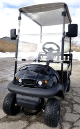 Electric Termite Golf Cart Mini Four Seater Optionally Fully Loaded - BLACK