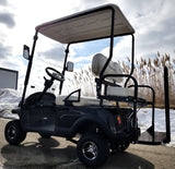 Electric Termite Golf Cart Mini Four Seater Optionally Fully Loaded - BLACK