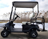 Electric Termite Golf Cart Mini Four Seater Optionally Fully Loaded - BLACK