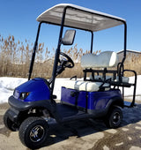 Electric Termite Golf Cart Mini Four Seater Optionally Fully Loaded - BLUE