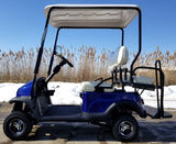 36v Electric Termite Golf Cart Mini Four Seater 4 Seater Optionally Fully Loaded - BLUE