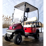 Electric Termite Golf Cart Mini Four Seater Optionally Fully Loaded - RED