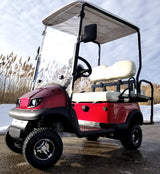 Electric Termite Golf Cart Mini Four Seater Optionally Fully Loaded - RED