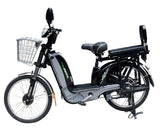 Chopstick 48 Volt 500W Electric Bicycle Scooter Moped Bike With Pedals - BLW CHOPSTICK - 182 - Black