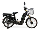 Chopstick 48 Volt 500W Electric Bicycle Scooter Moped Bike With Pedals - BLW CHOPSTICK - 182 - Black