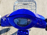 Chopstick 48 Volt 500W Electric Bicycle Scooter Bike Moped With Pedals - BLW CHOPSTICK - BLUE