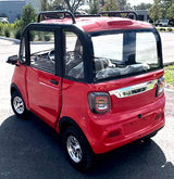 LE Coco Coupe Red Electric Golf Car Small LSV Low Speed Vehicle Golf Cart 4 Seater 60v Scooter Car - LE - RED