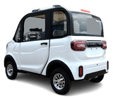 Electric Golf Car 4 Seater Small LSV Low Speed Vehicle Golf Cart 4 Seater 60v GSI Coco Coupe Scooter Car - White