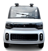 Electric Golf Car 4 Seater Small LSV Low Speed Vehicle Golf Cart 4 Seater 60v GSI Coco Coupe Scooter Car - White