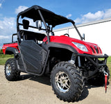 650cc 4x4 UTV Utility Vehicle With Snow Plow & Disc Brakes - ATV Comrade 650 - RED