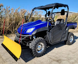 650cc 4x4 UTV Utility Vehicle With Snow Plow & Disc Brakes - ATV Comrade 650 - BLUE