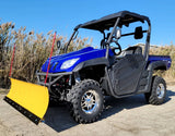 650cc 4x4 UTV Utility Vehicle With Snow Plow & Disc Brakes - ATV Comrade 650 - BLUE