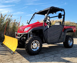 650cc 4x4 UTV Utility Vehicle With Snow Plow & Disc Brakes - ATV Comrade 650 - RED