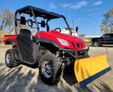 650cc 4x4 UTV Utility Vehicle With Snow Plow & Disc Brakes - ATV Comrade 650 - RED