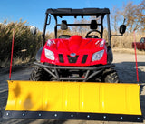 650cc 4x4 UTV Utility Vehicle With Snow Plow & Disc Brakes - ATV Comrade 650 - RED