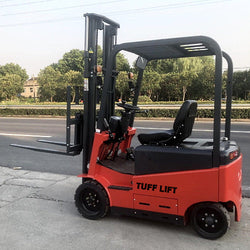 GSI - Tuff Lift 4-Wheel Electric Forklift 3300lbs Cap. 118" Lifting - CPD-15FE